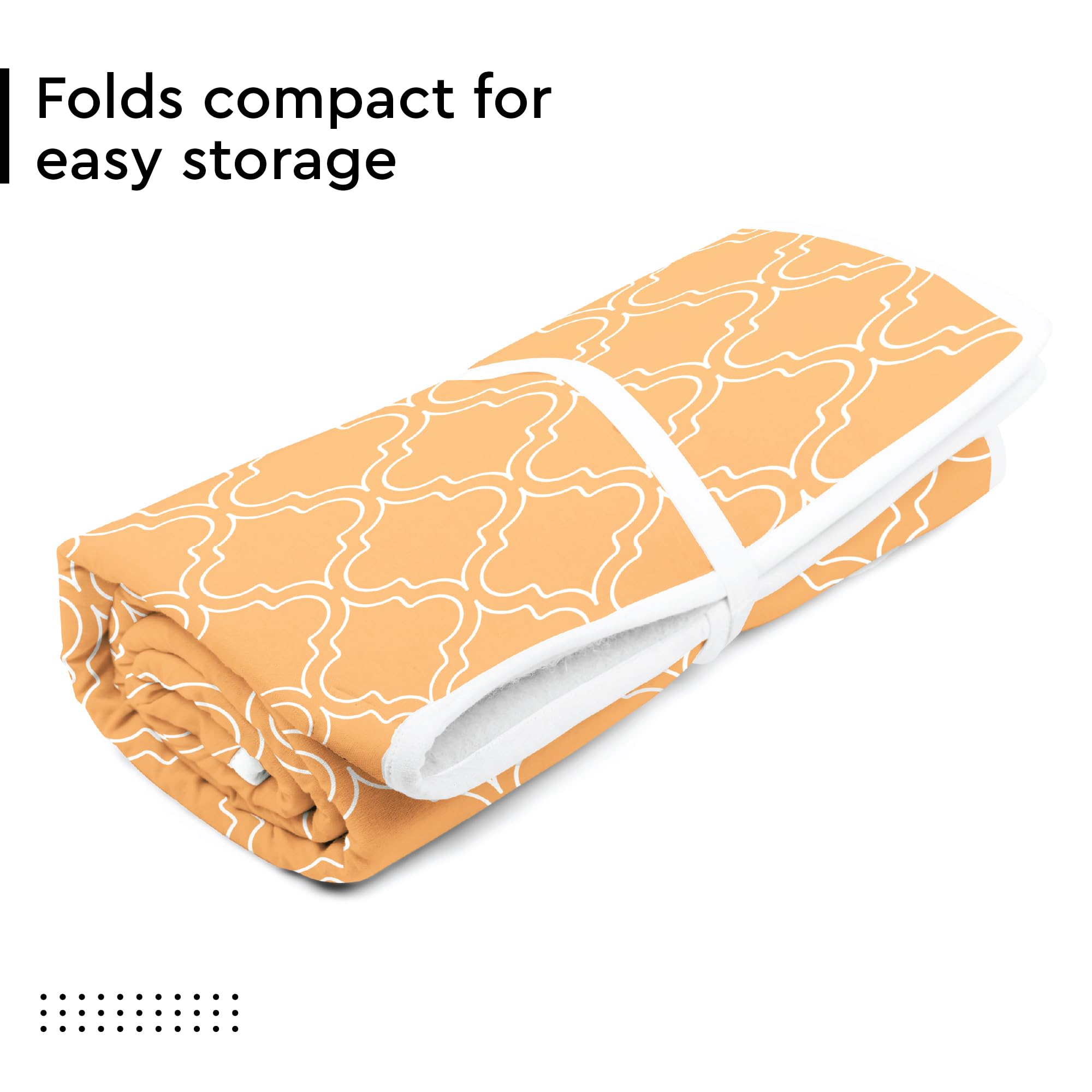 Ironing Mat Heat Resistant Pad 48"x28" Peach Tiles