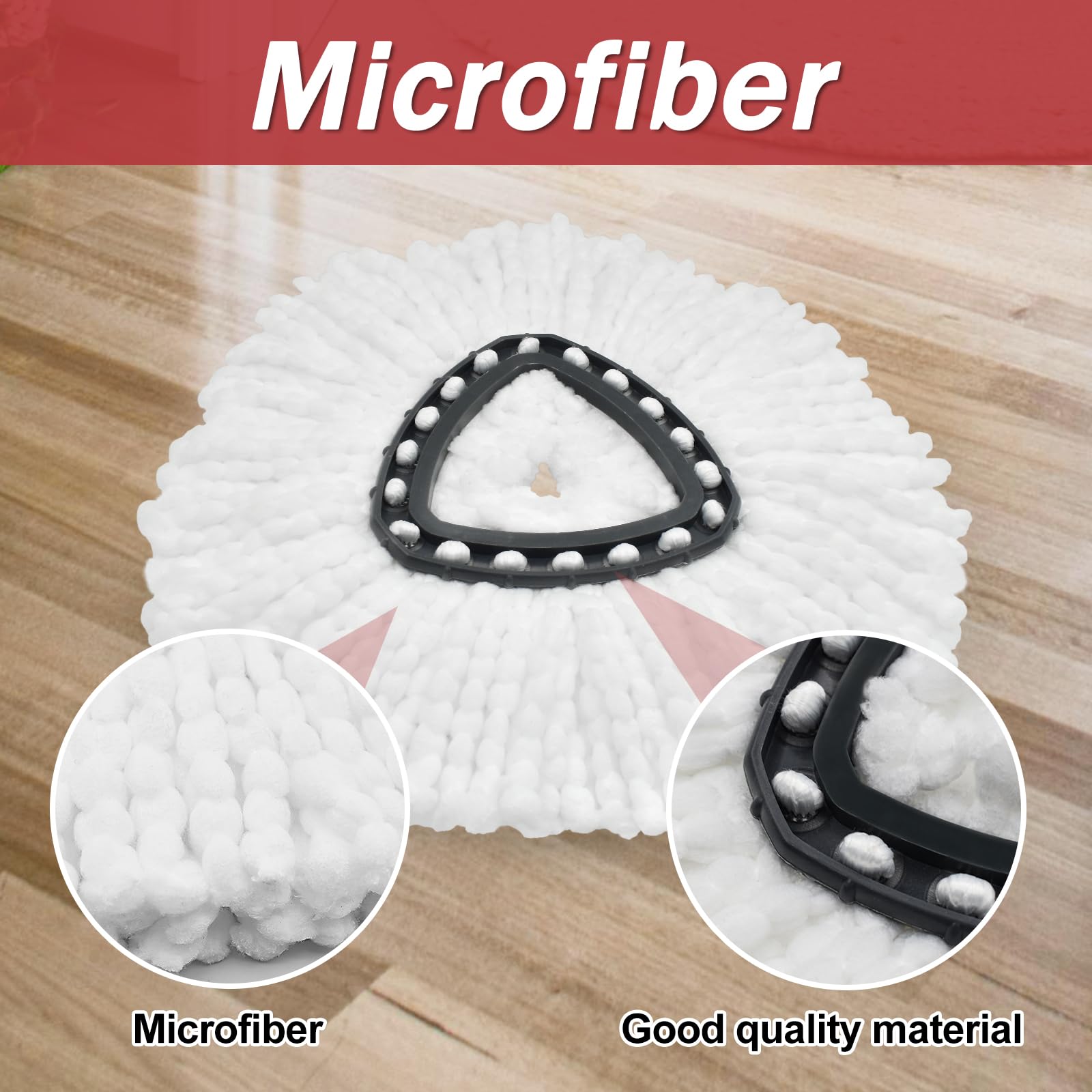 Mop Heads Replacements for Ocedar (6 Count)