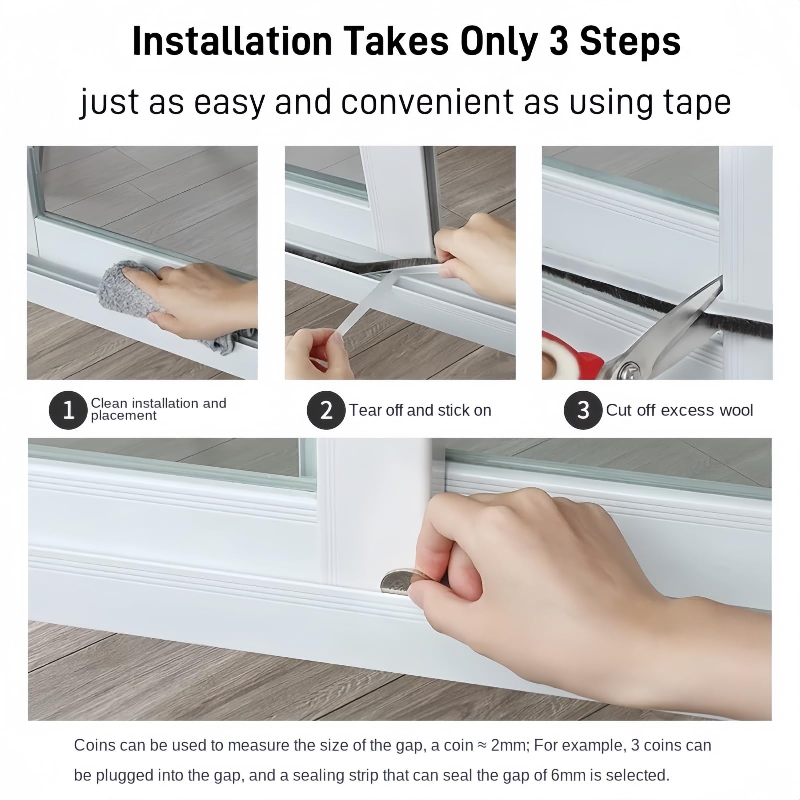 Window Weather Stripping Door Seal (33 Foot)