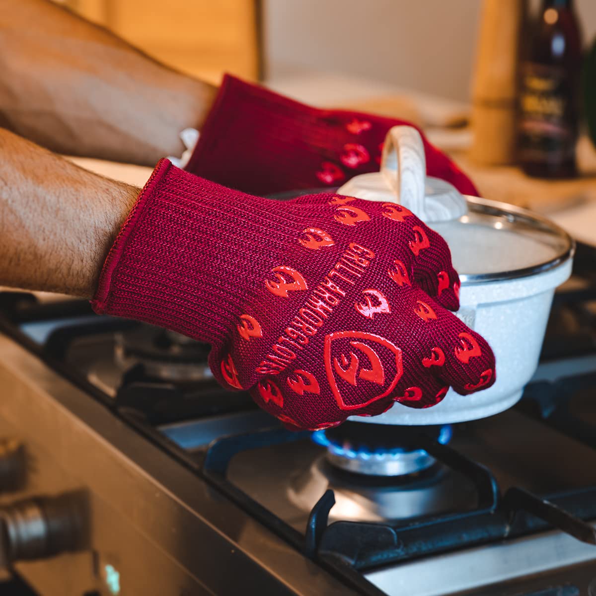 Grill Armor Oven Gloves with Fingers