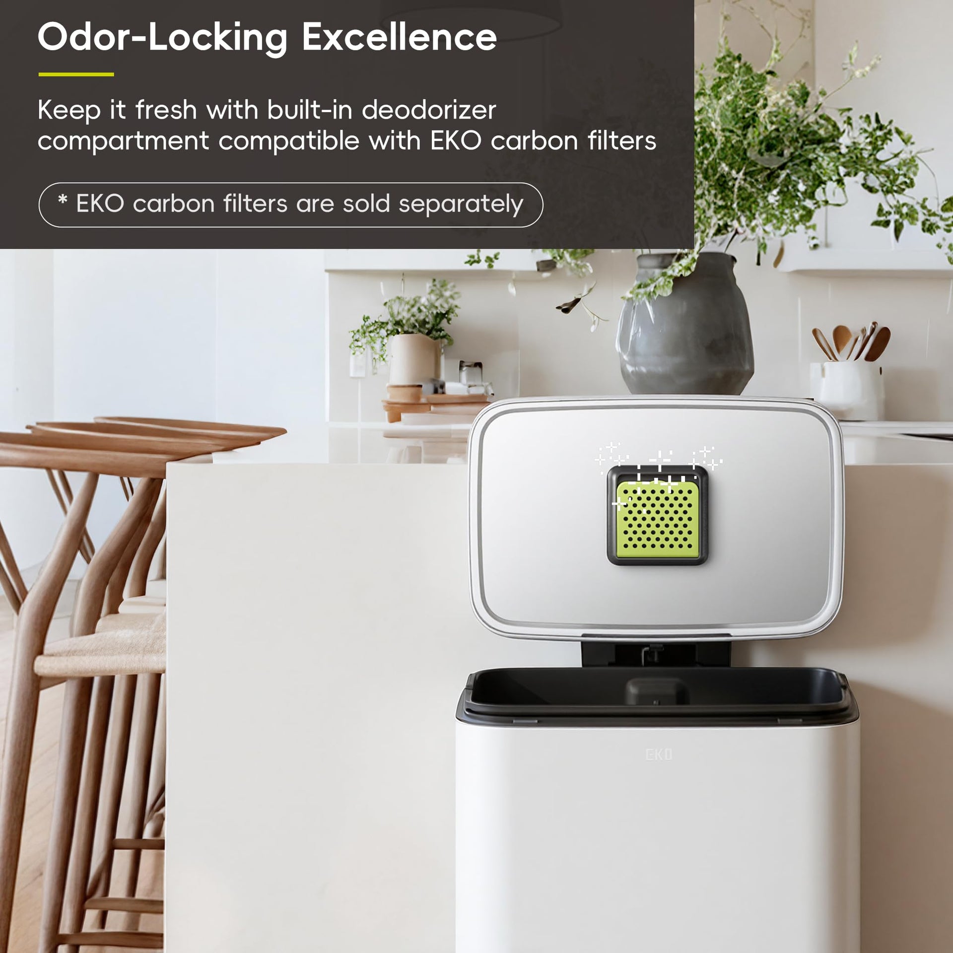 Madison Matte White Stainless Steel 13.2 Gal