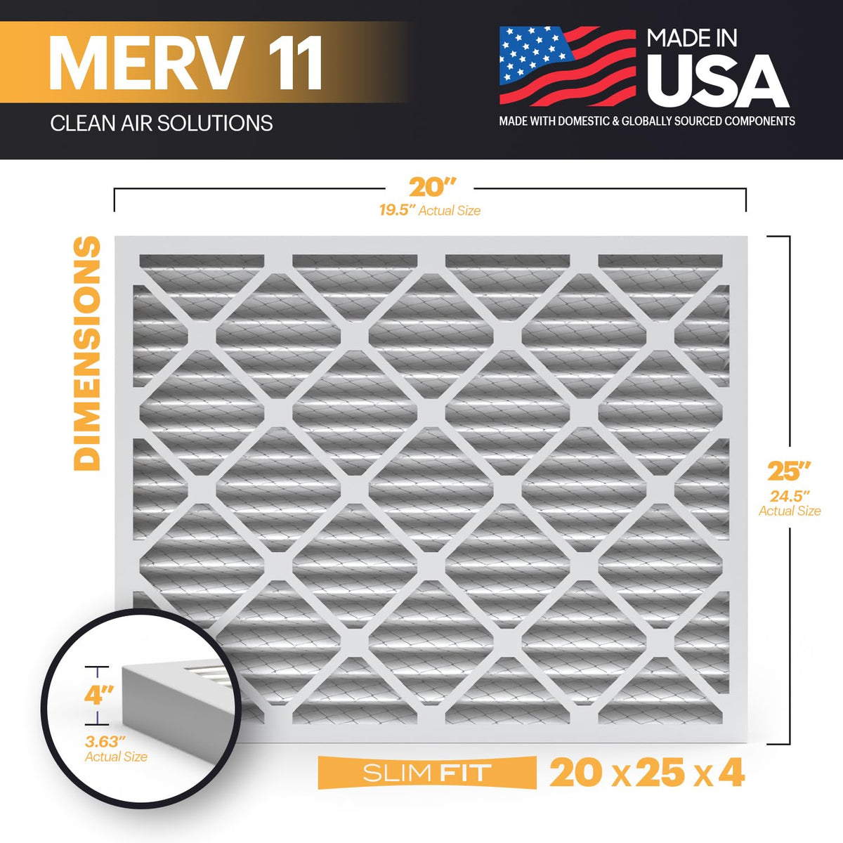 TruFilter 20x25x4 (2 Count)