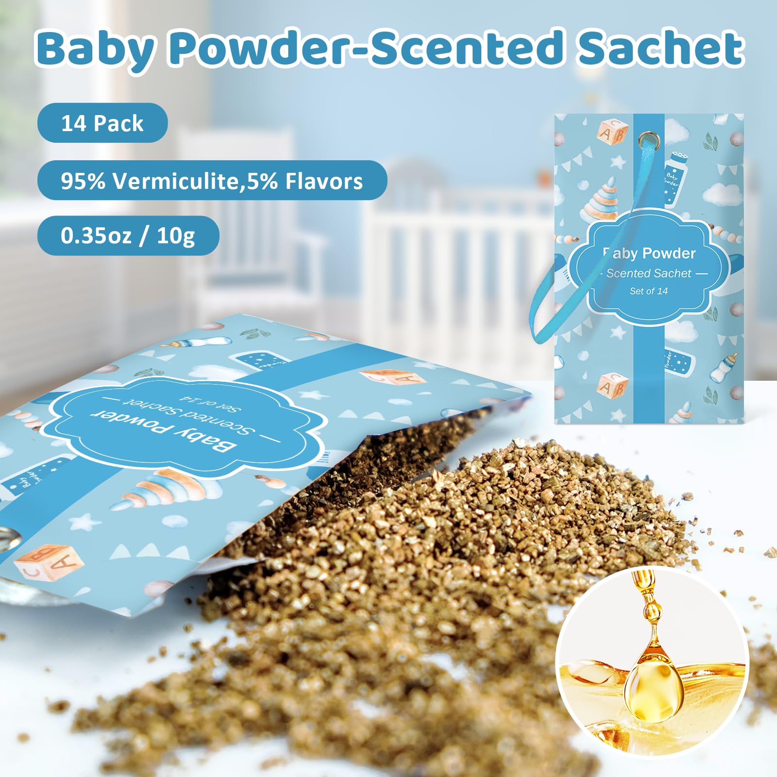 Scented Sachets for Drawer and Closet (14 Count)