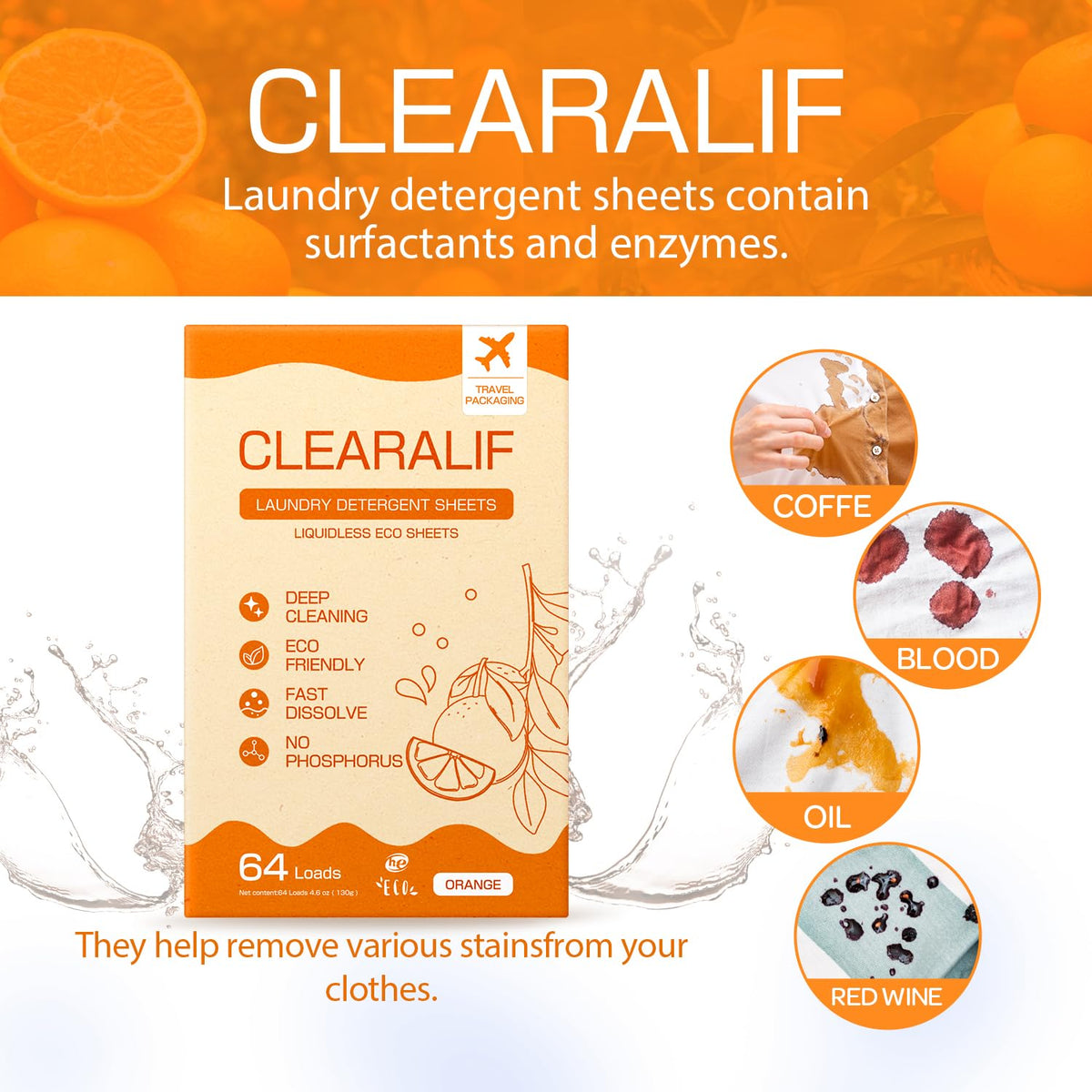 Laundry Detergent Sheets (64 Count)