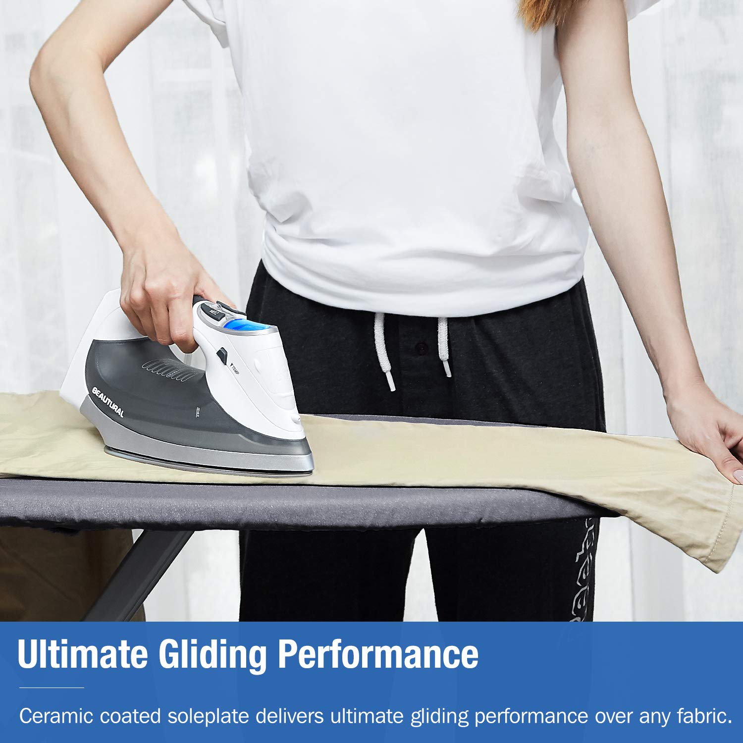 1800 Watts Steam Iron with Digital LCD Screen