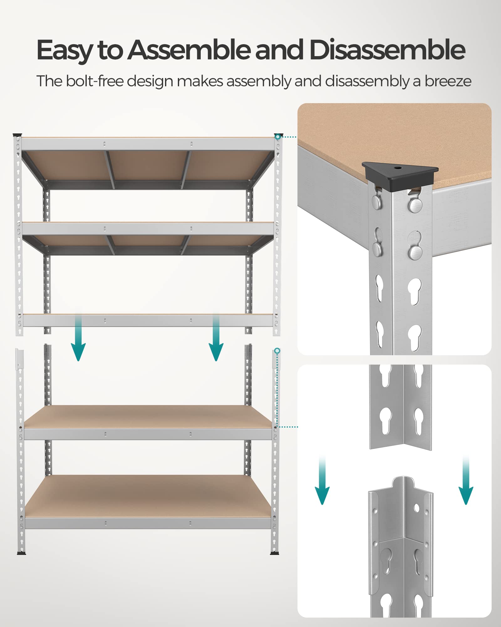 Set of 2 Boltless Assembly 5 (2 Count)