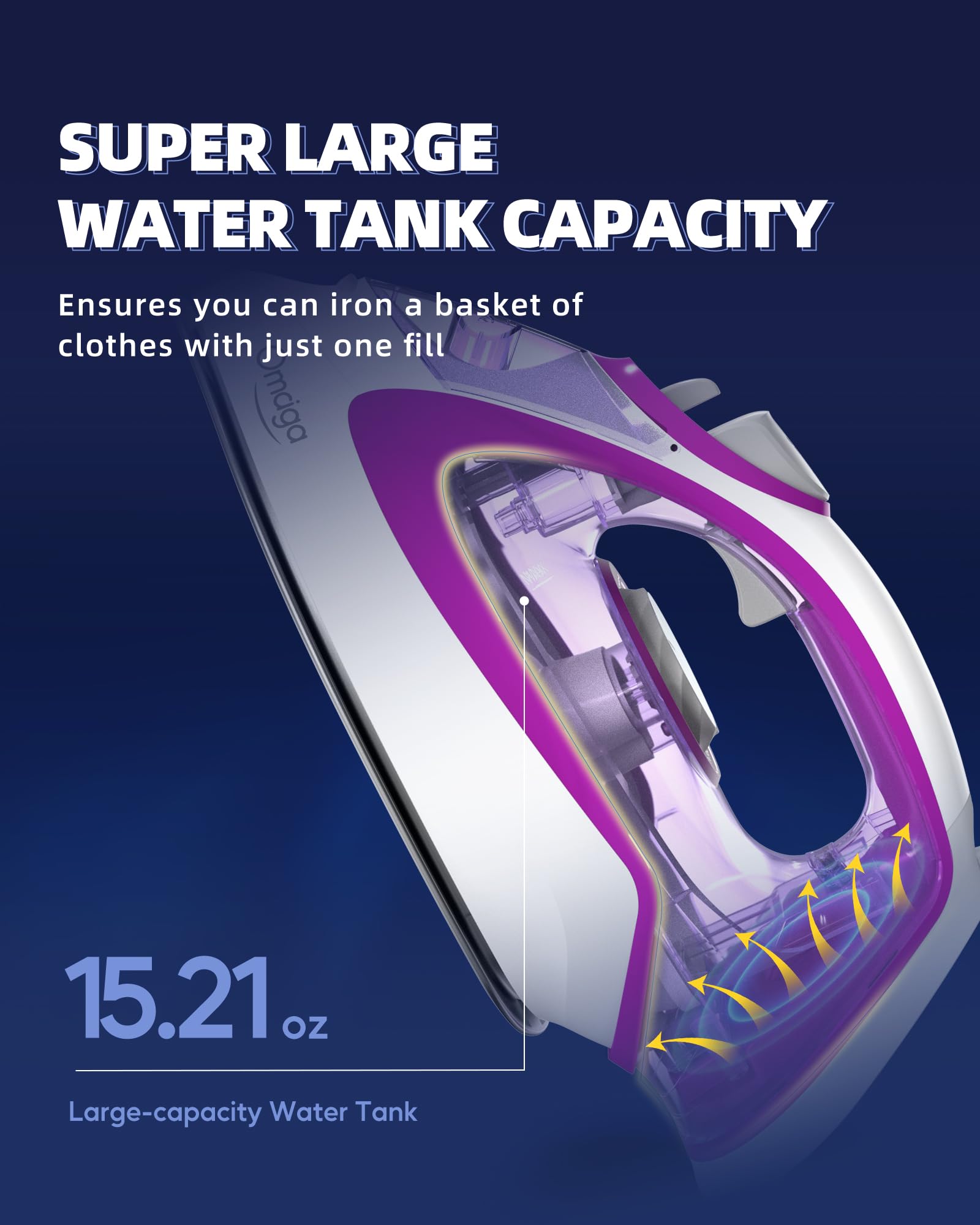 1750W Steam Iron for Clothes