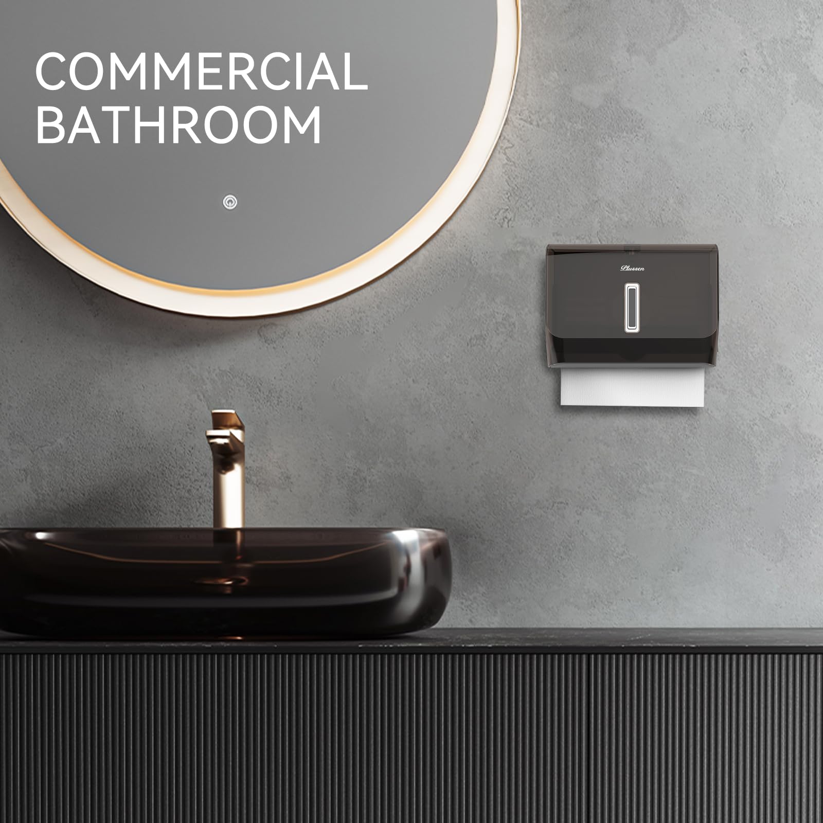 Paper Towel Dispenser Adhesive Wall Mounted