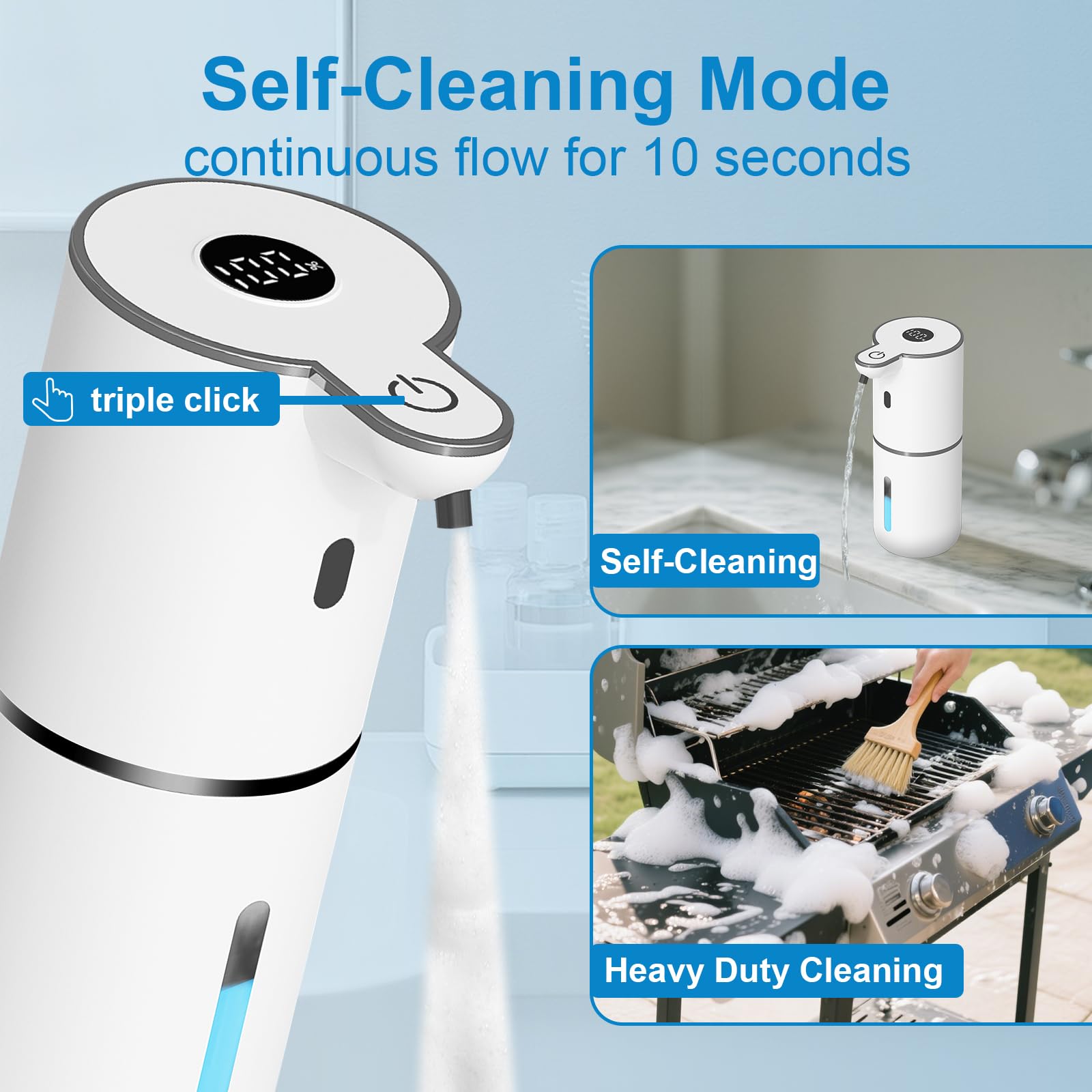 2 Pack Automatic Foaming Soap Dispenser Touchless (2 Count)