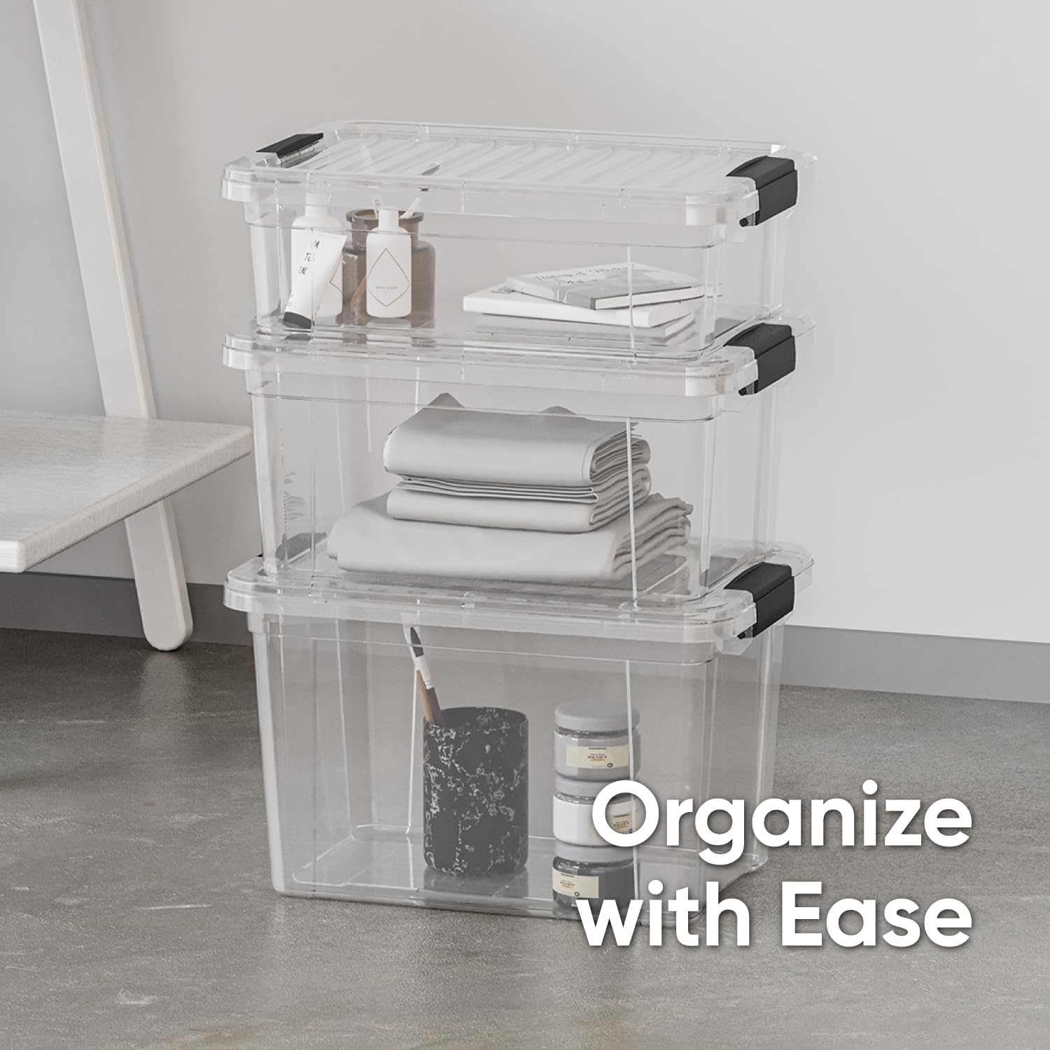 Storage Bins with Lids