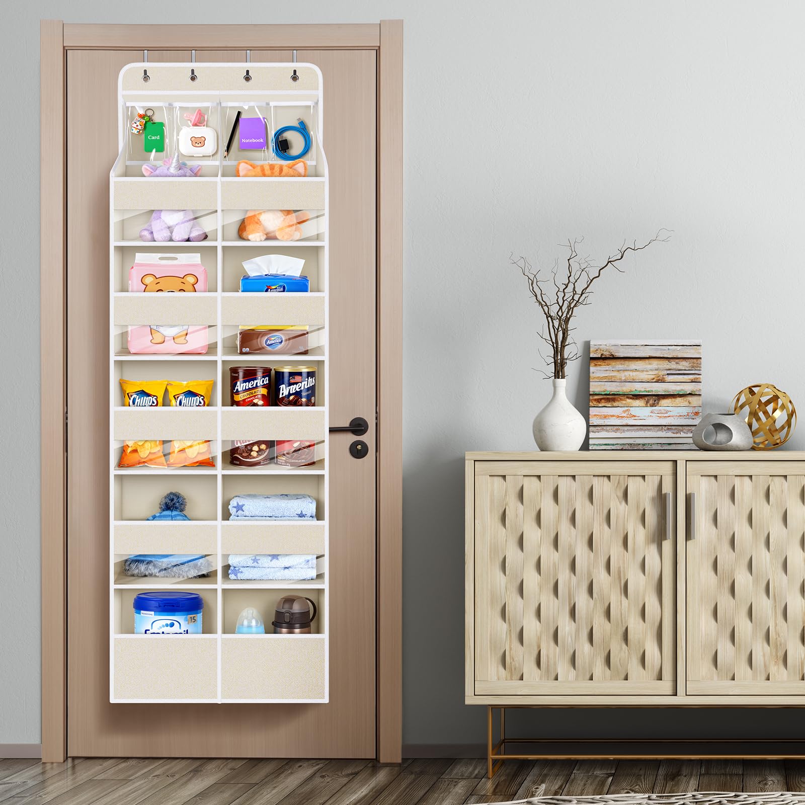 Upgraded Over Door Organizer for Baby Stuff