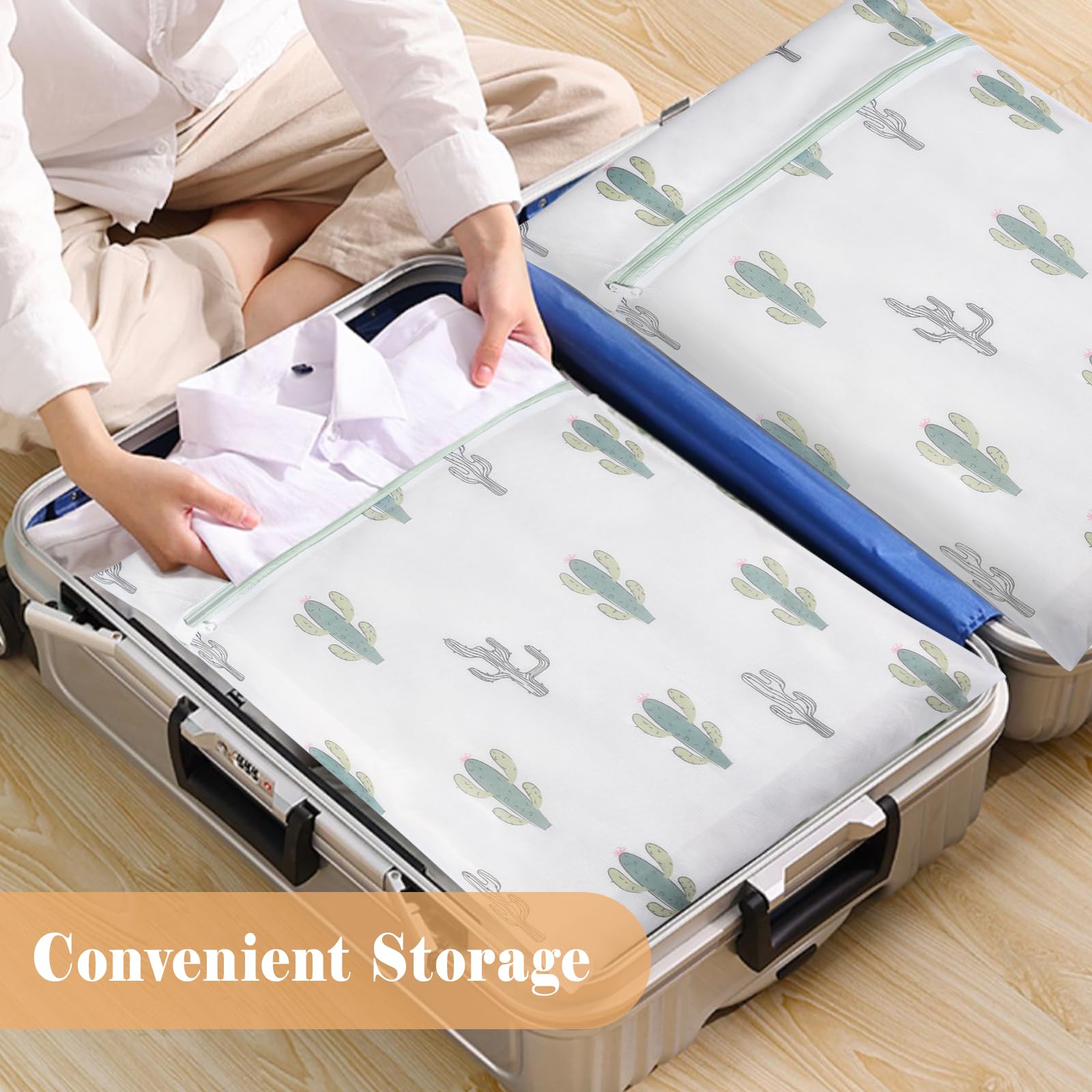 Durable Mesh Zipper Laundry Bags Machine Wash (5 Count)