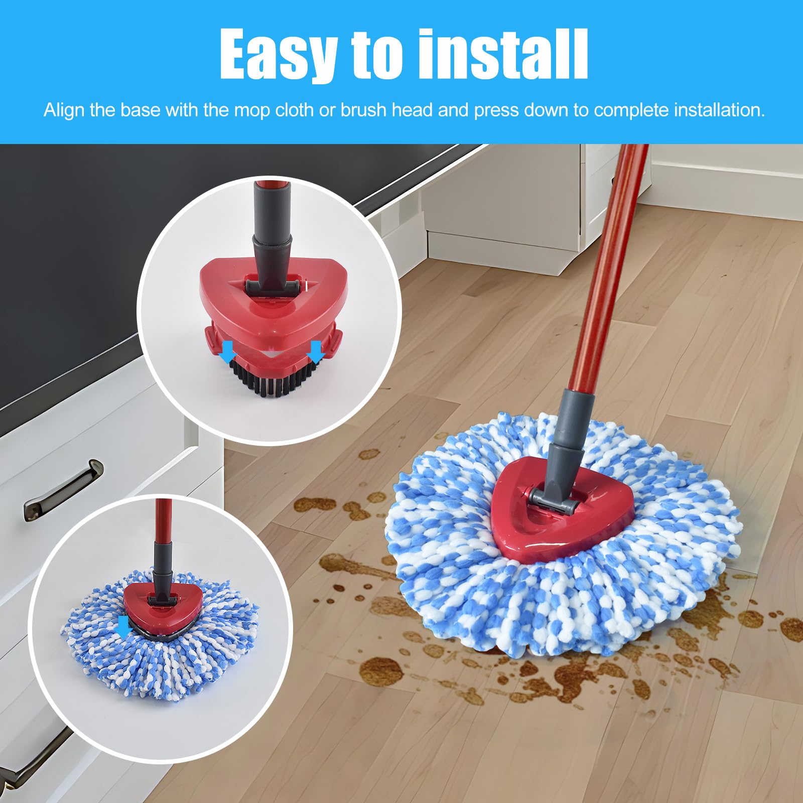 Mop Replacement for Ocedar (8 Count)