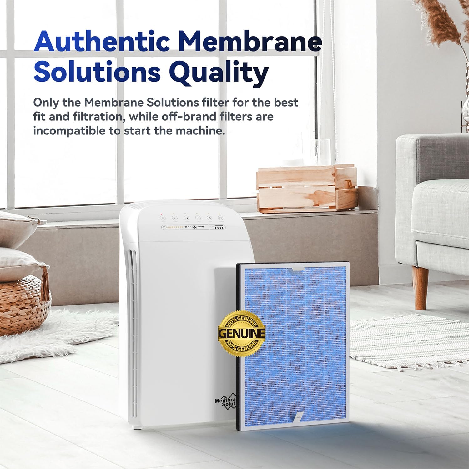 MSA3 MSA3S Genuine Original Air Purifier Filter Replacement 4 Pack (4 Count)