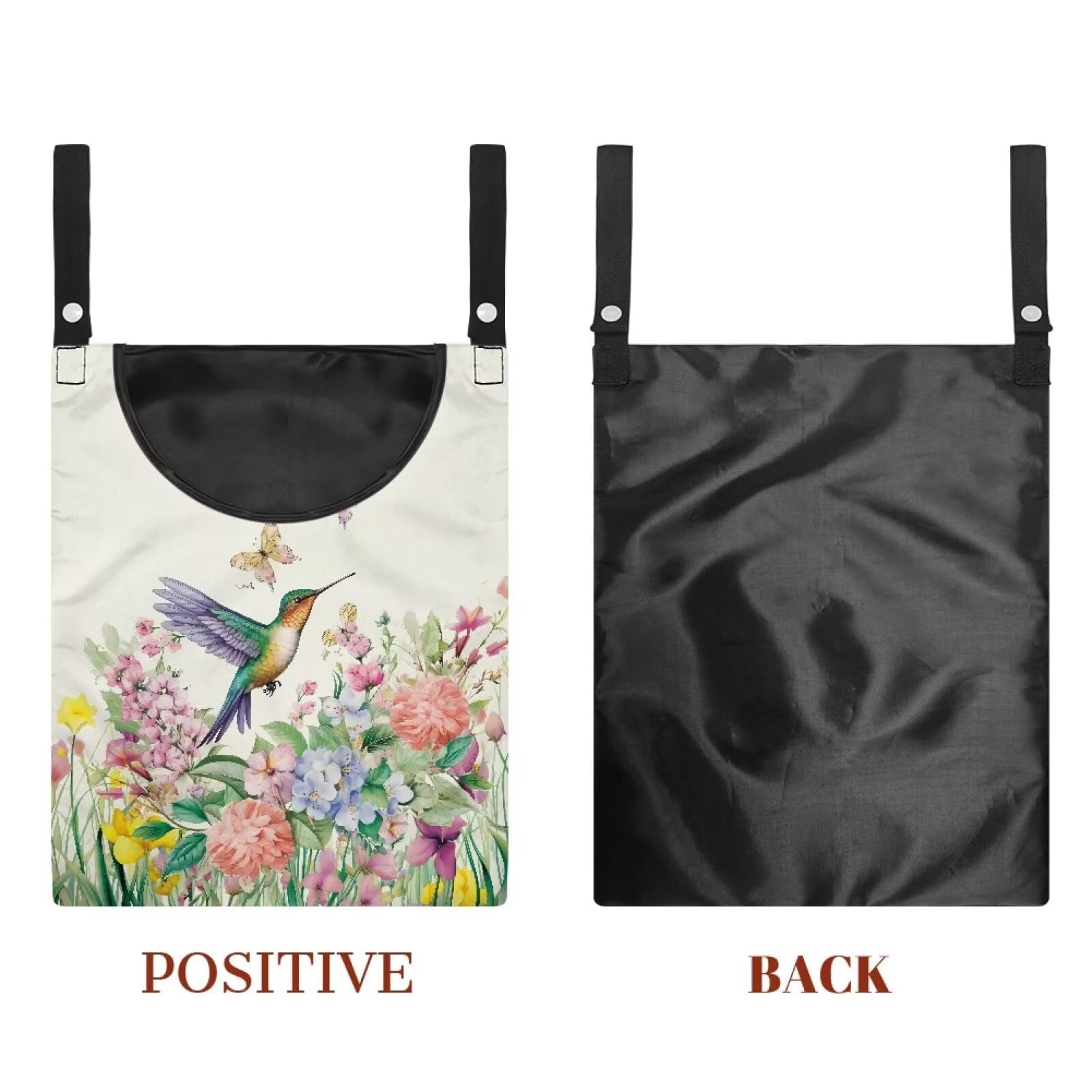 Hummingbird Handy Clothespin Bags Floral Space