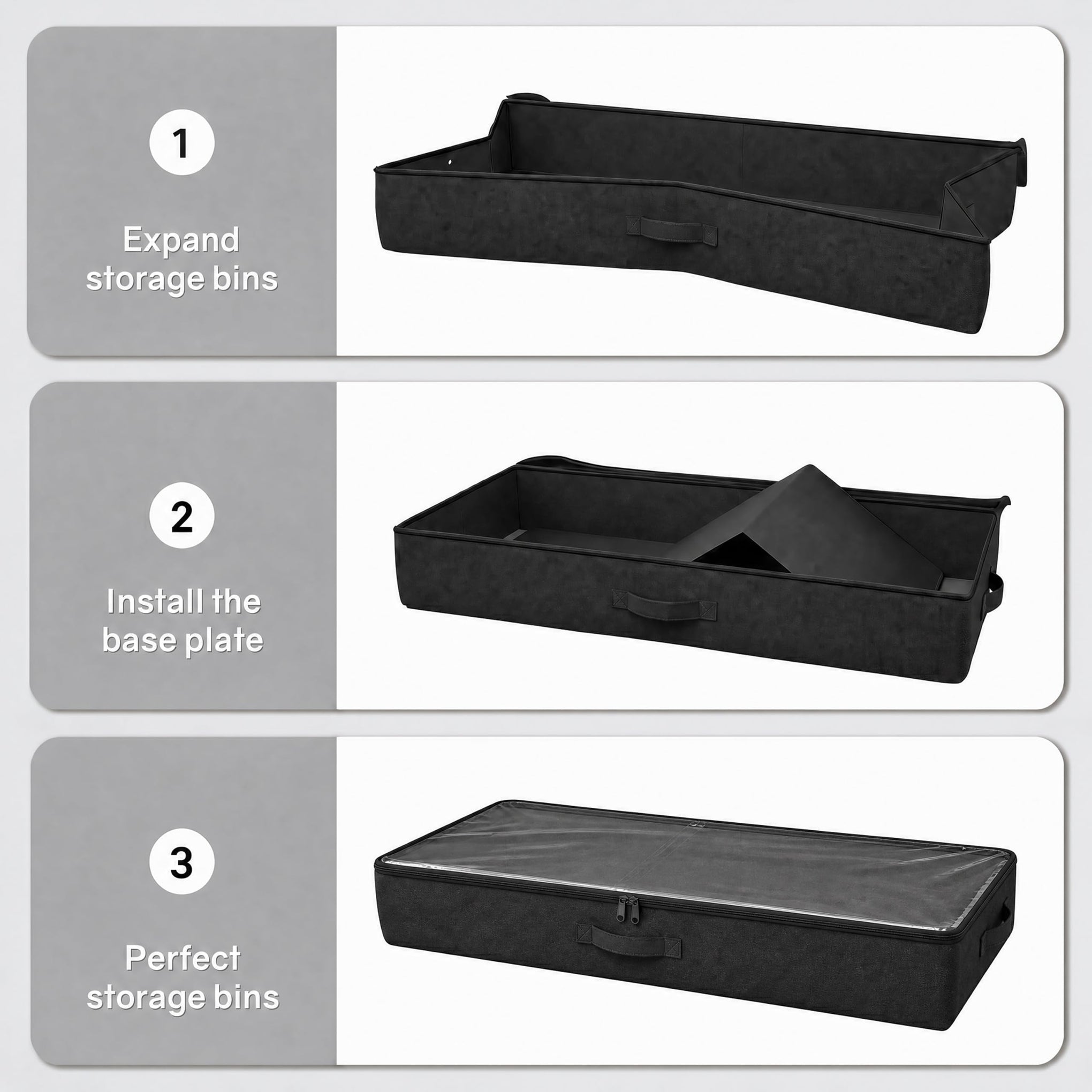 2 Pack Under Bed Storage Containers (2 Count)