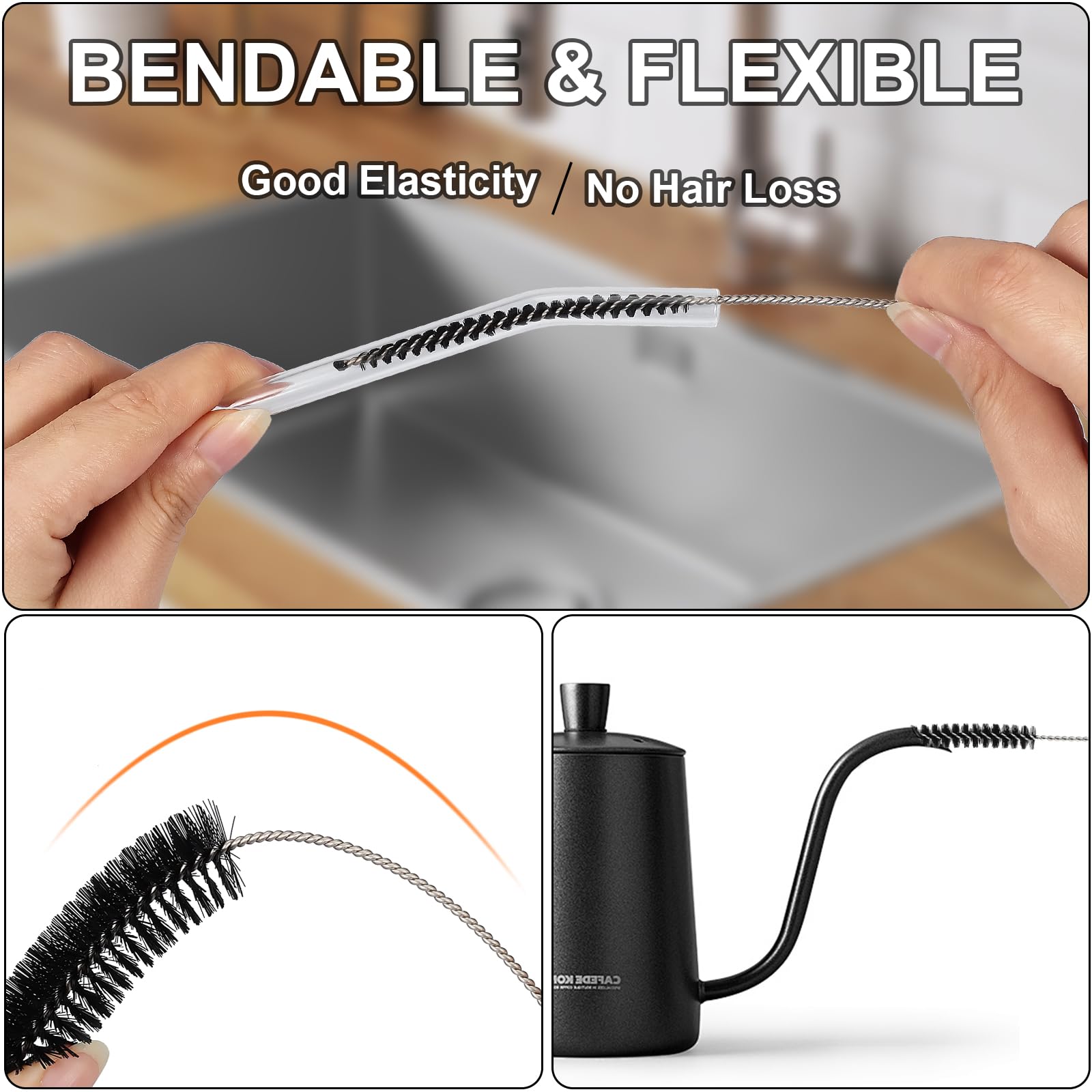 Straw Cleaner Brush Set (12 Count)
