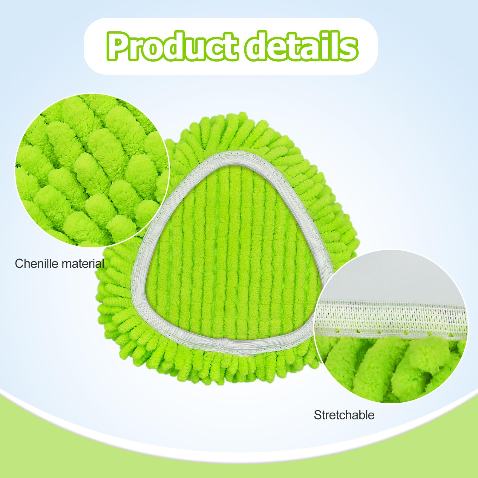 Mop Heads Replacements Compatible with O (4 Count)
