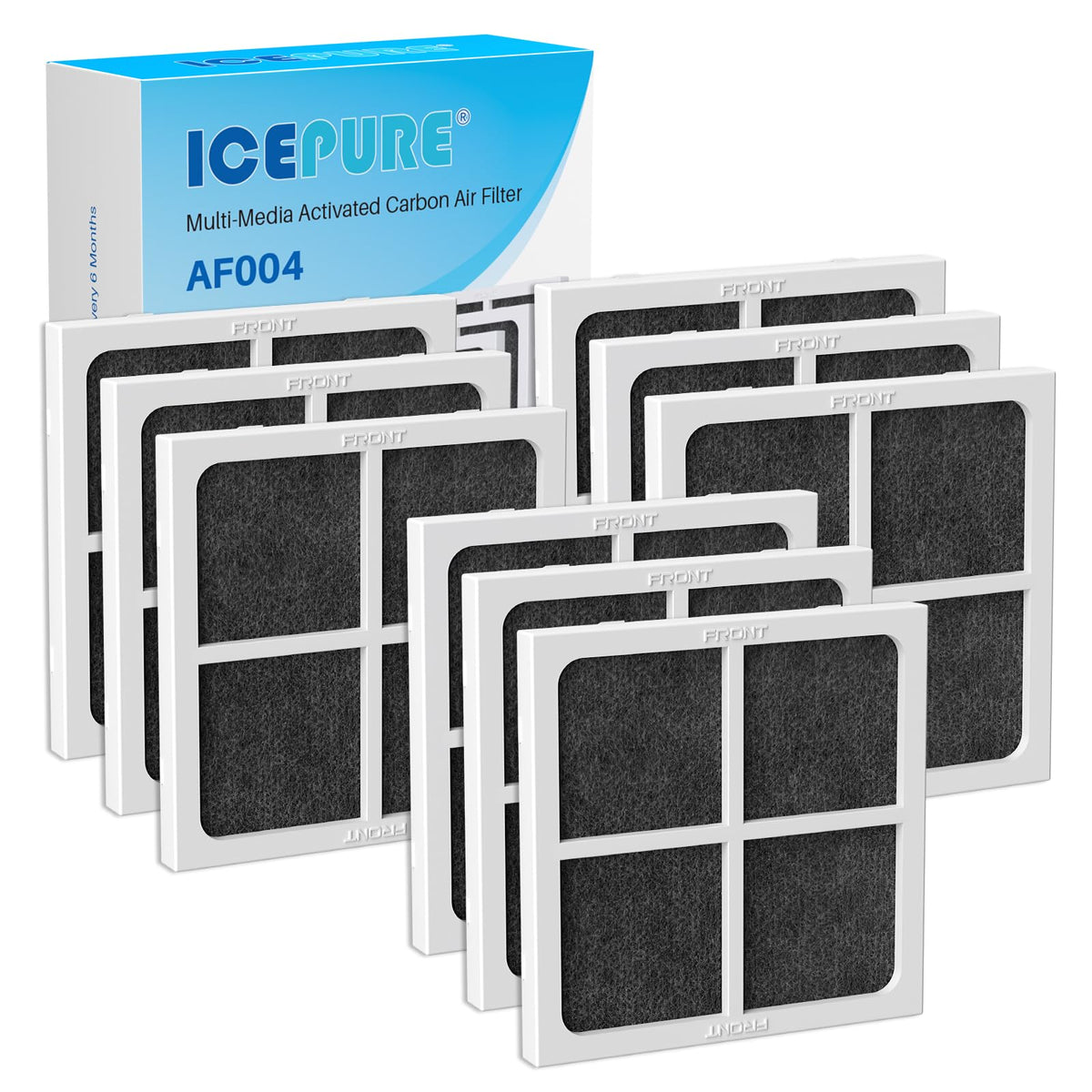 AF004 Replacement for LG LT120F Refrigerator Air Filter (9 Count)