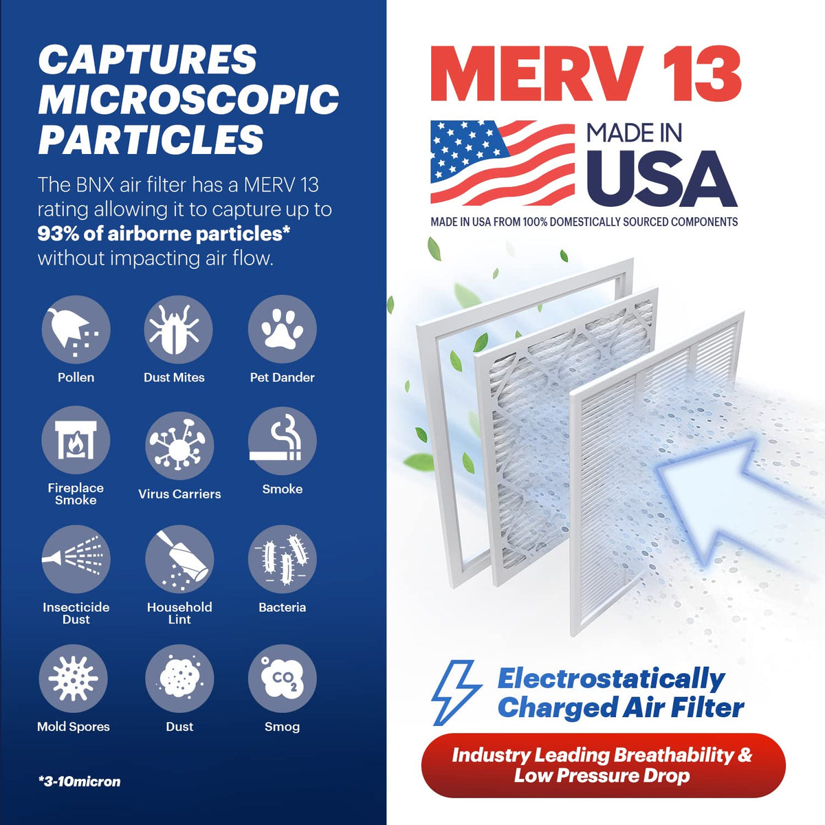 TruFilter 20x30x1 Air Filter MERV 13 (4 Count)