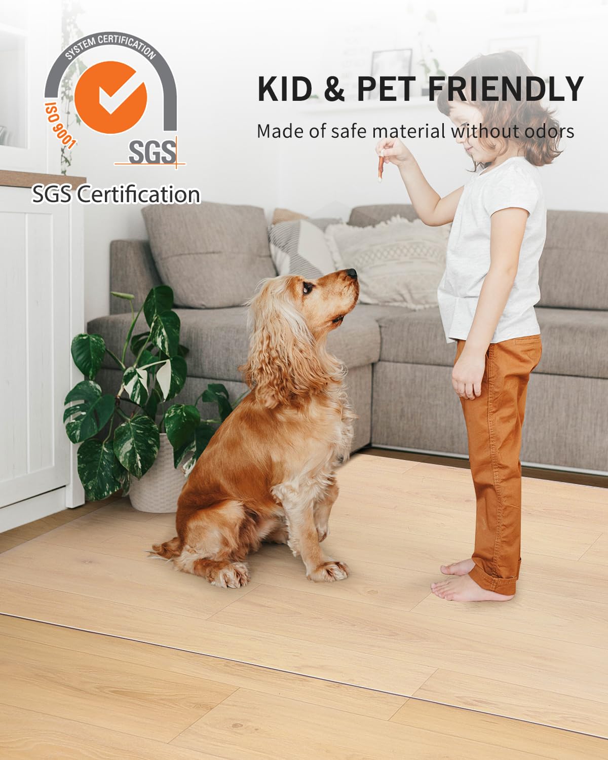 Area Mat for Hard Floor