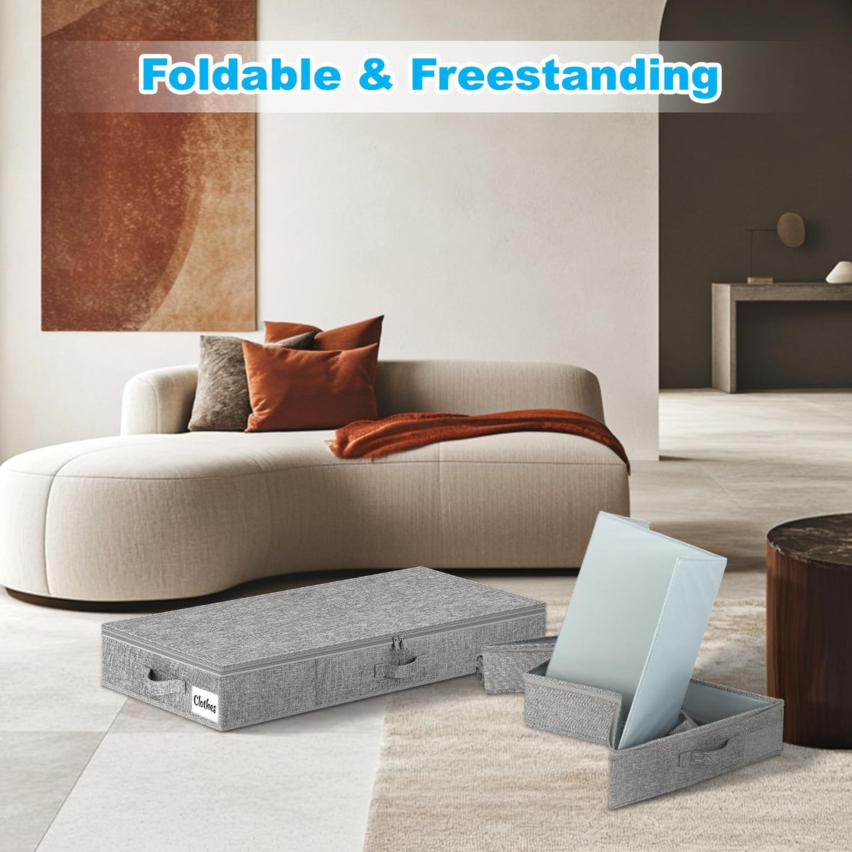 Under Bed Storage Container Bin 4 Pack (4 Count)