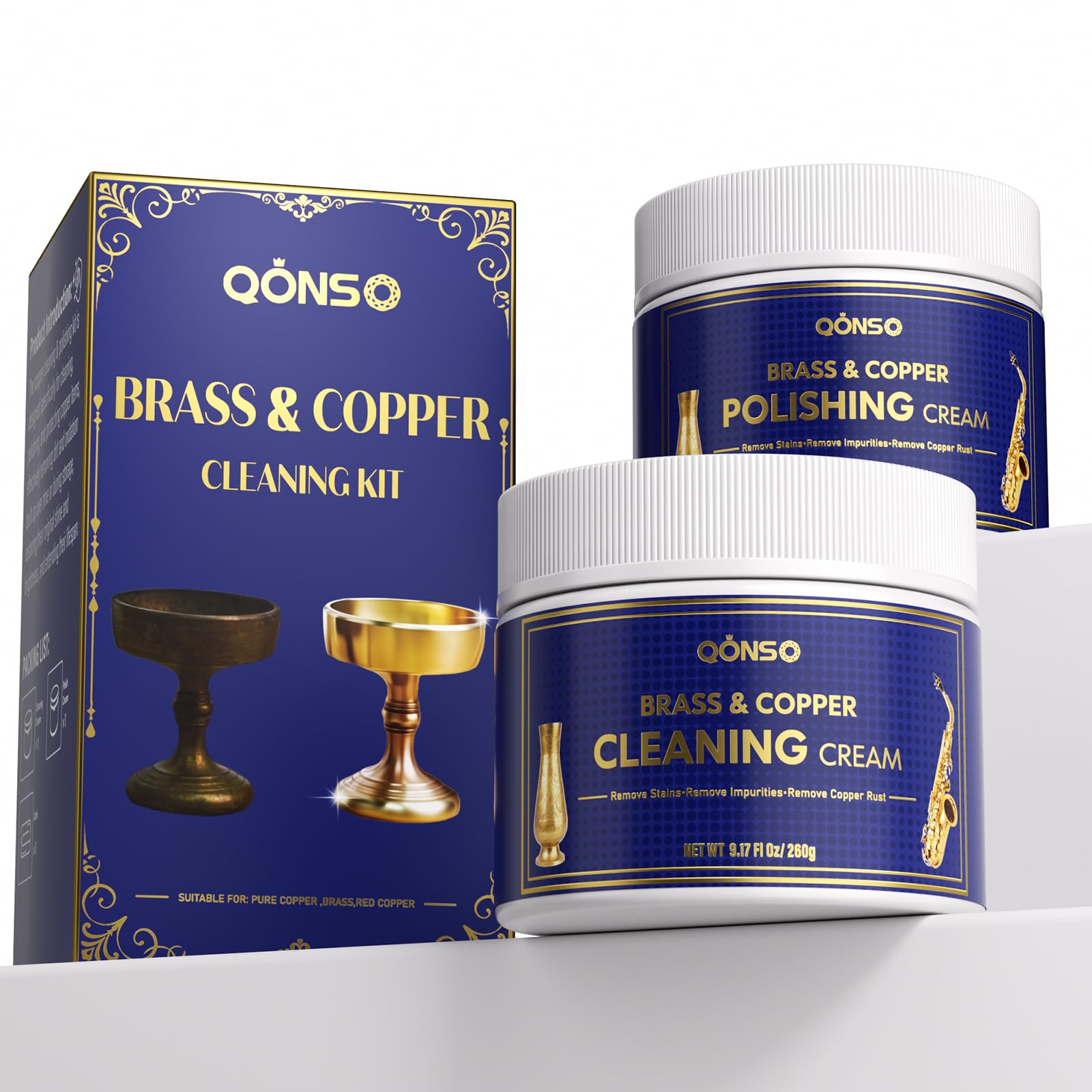 Brass Instrument Polish And Cleaning kit (16.23 Fl Oz)