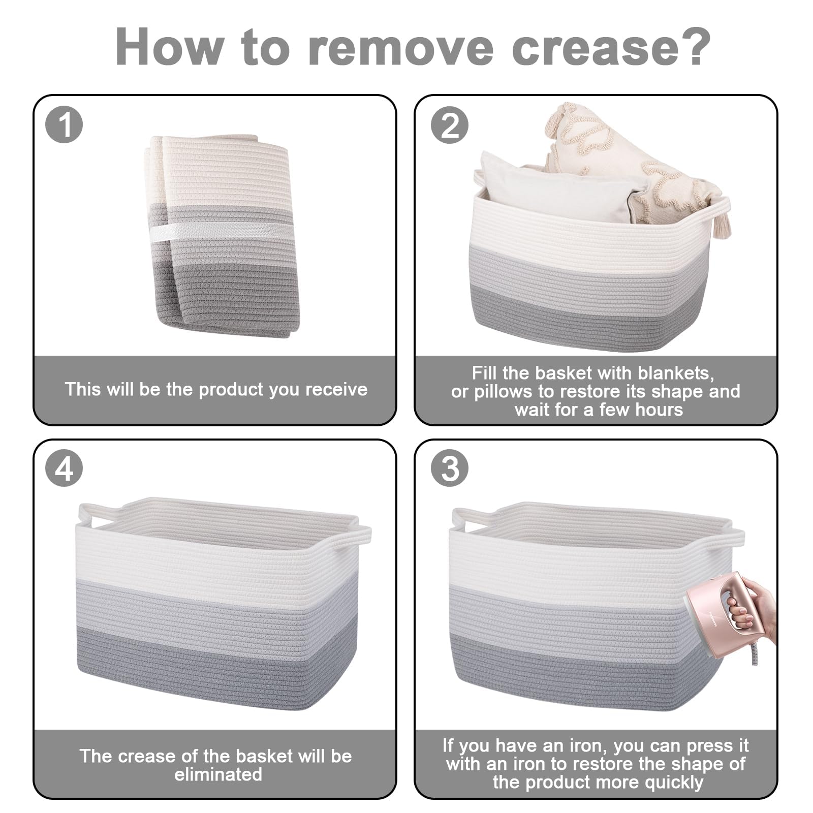 Rectangle Woven Storage Basket