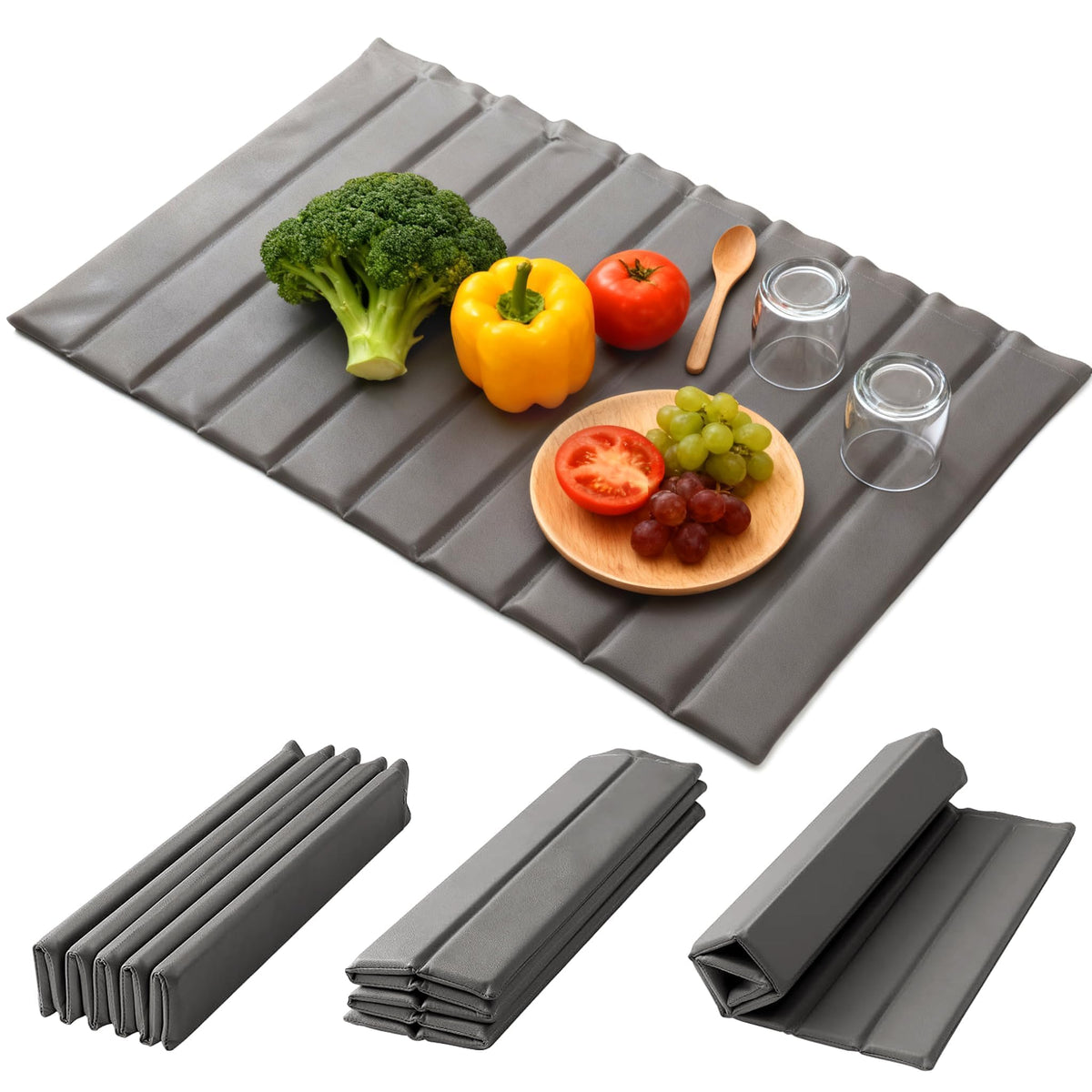 Large Stone Dish Drying Mat for Kitchen Counter