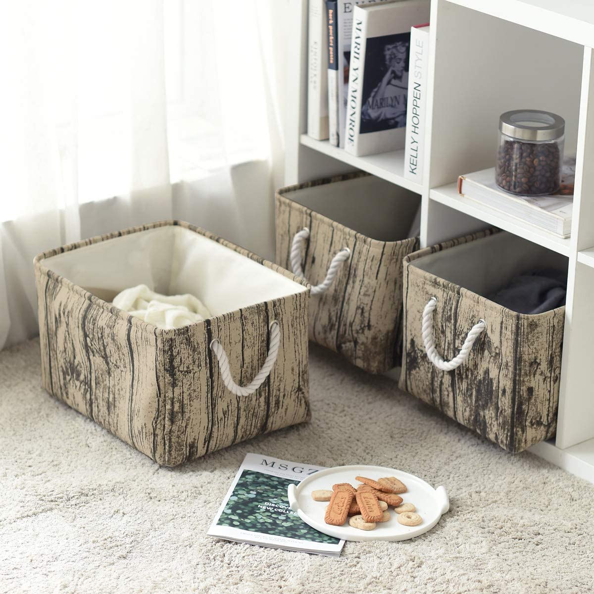 Fabric Storage Basket (3 Count)