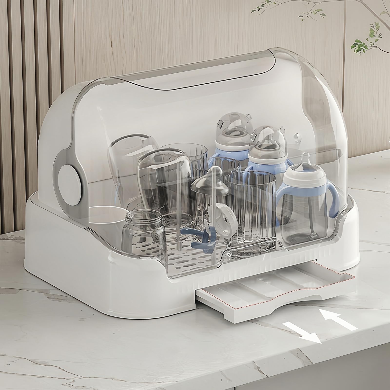 Baby Bottle Drying Rack Storage