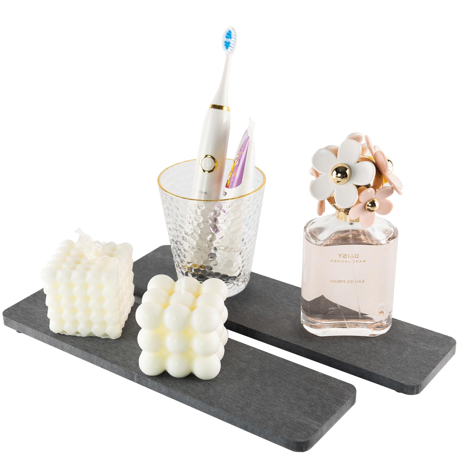 2 Pcs Sink Stone Soap Trays (2 Count)