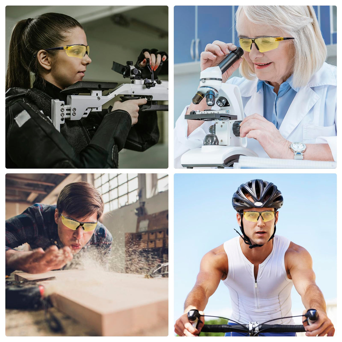 3PK Anti Fog Safety Glasses for Men & Women (3 Count)