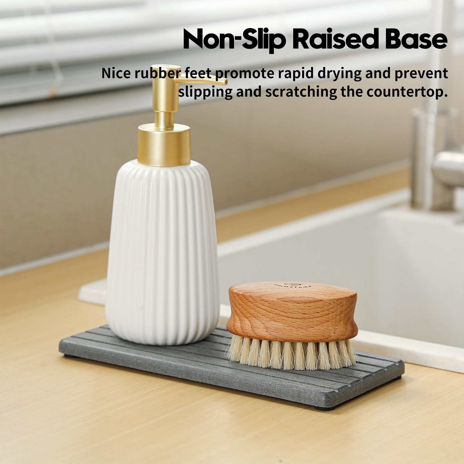 3 Pack Diatomite Stone Sink Tray (3 Count)