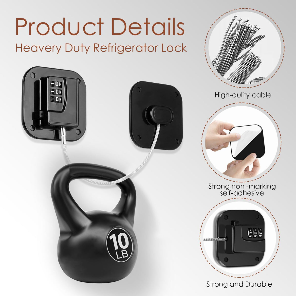 Refrigerator Lock (3 Count)