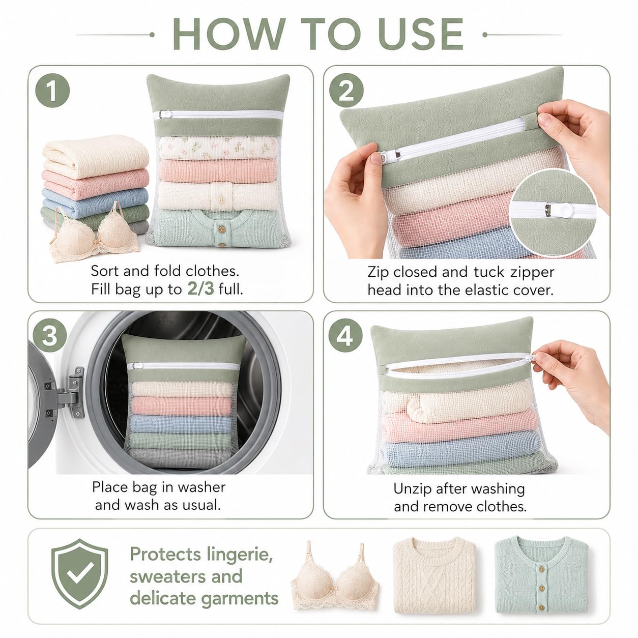 Green 5 piece set in bags (5.99 Count)