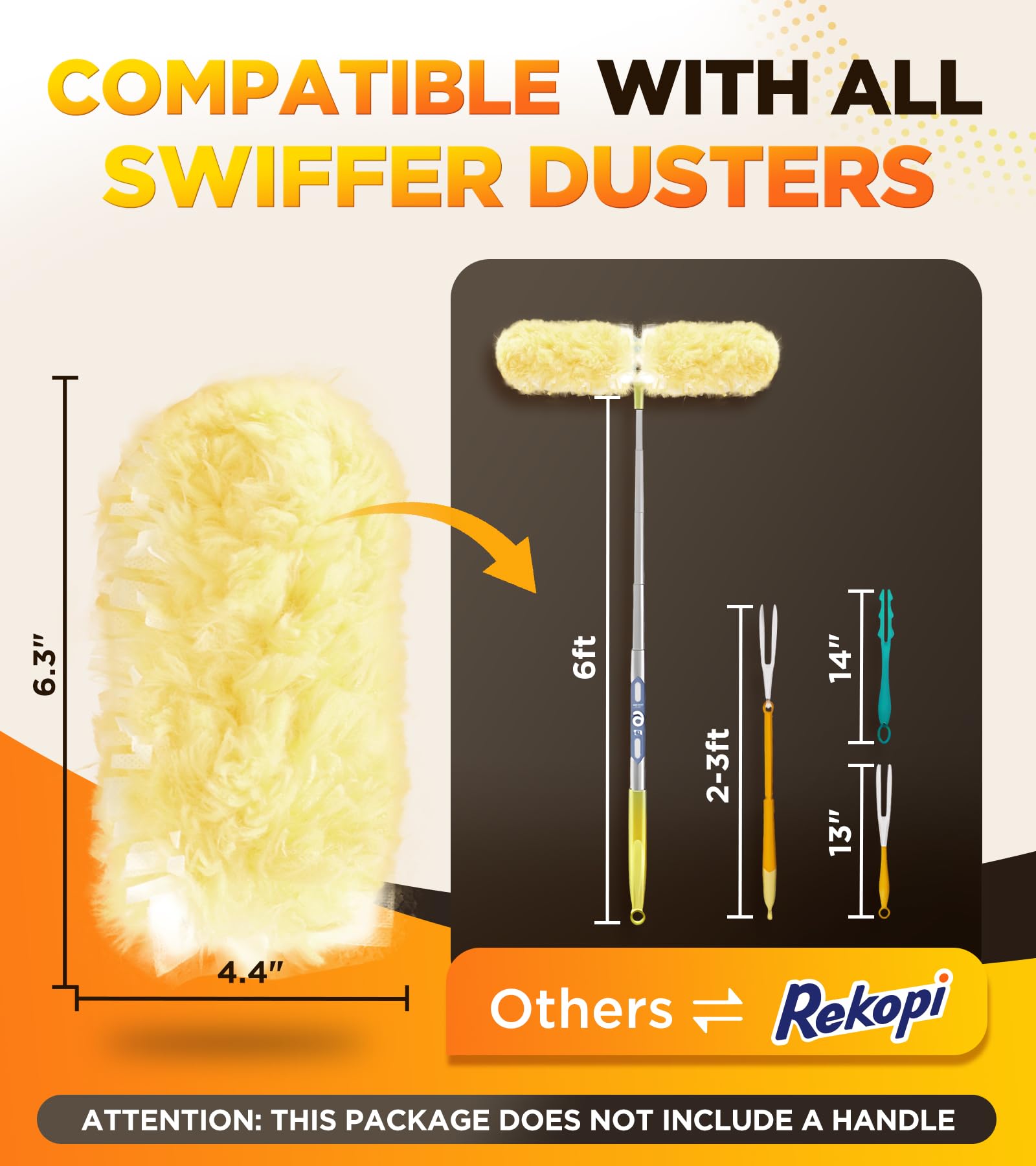 60 Count Heavy Duty Duster Refills for Swiffer