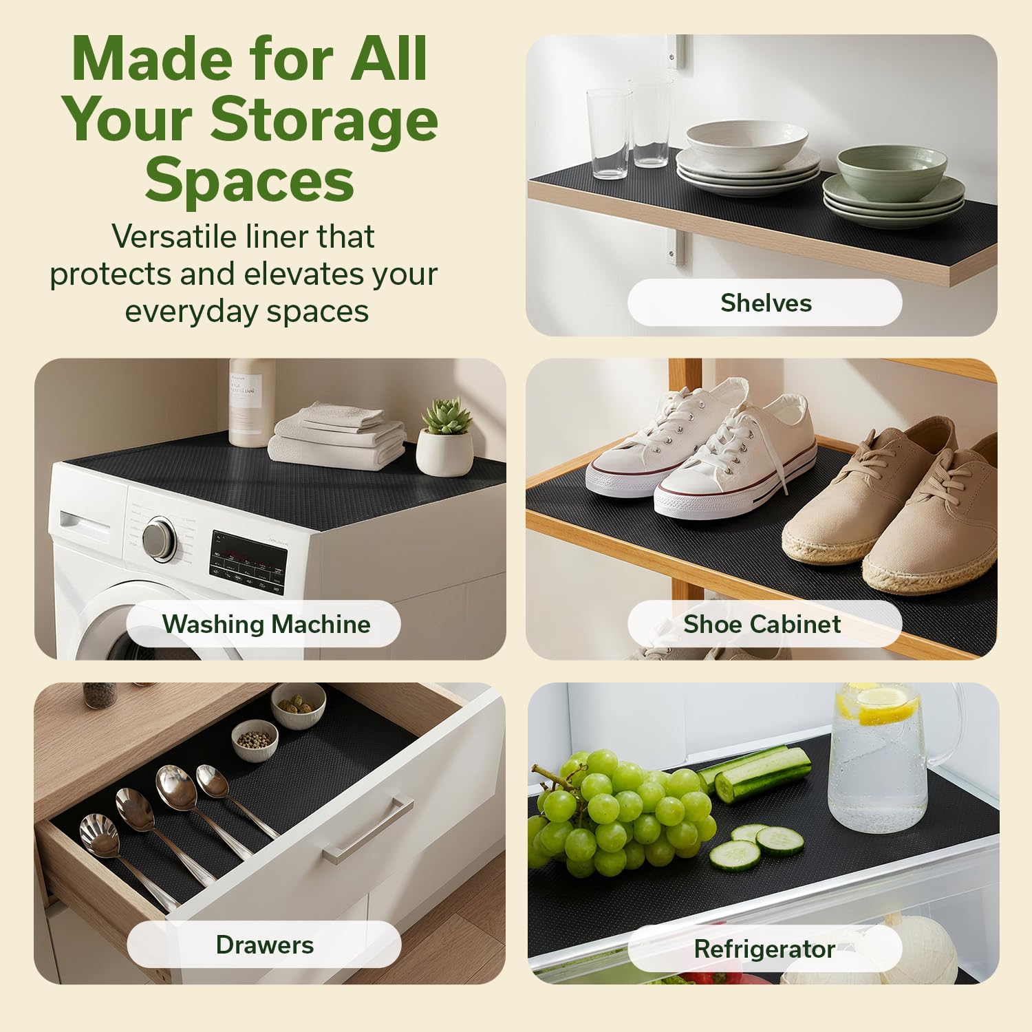 Shelf Liner Cabinet Liner Non (48.68 Sq Ft)