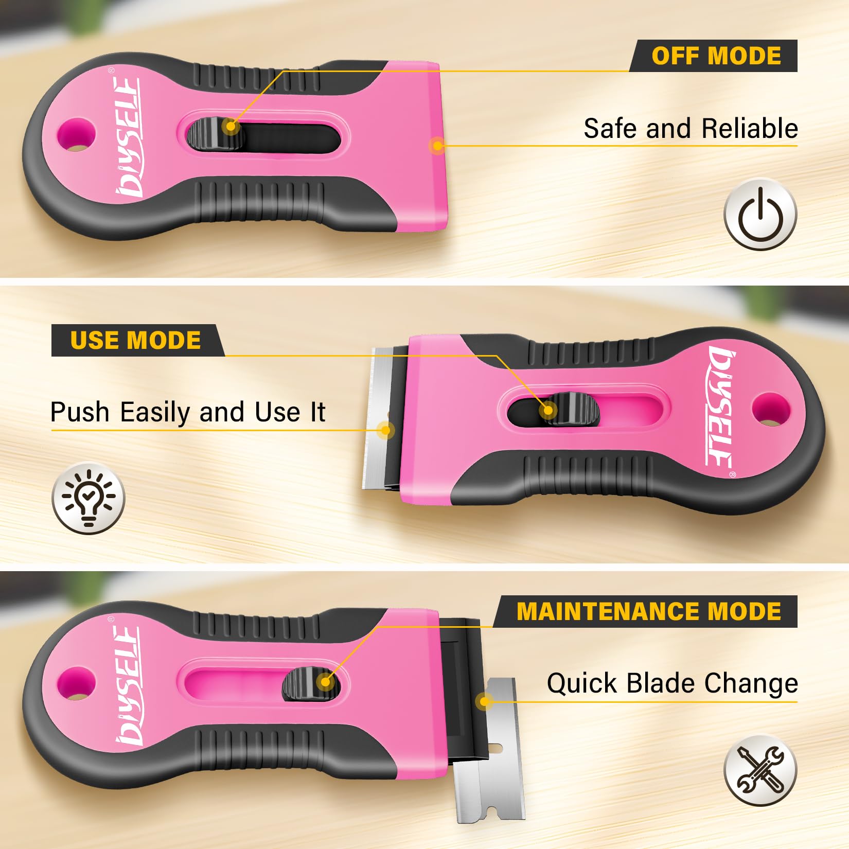2 Pack Razor Blade Scraper