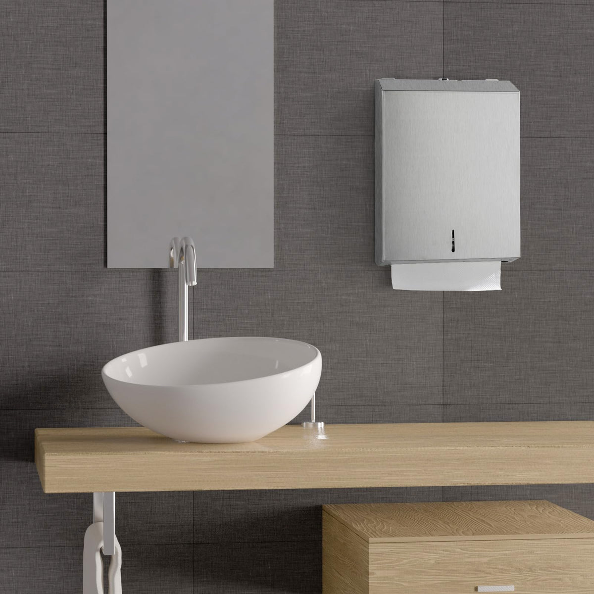 Paper Towel Dispenser Wall Mount (2 Count)
