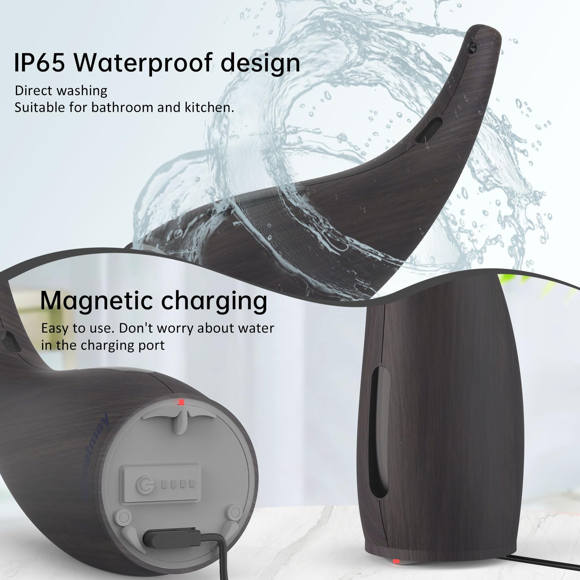 Automatic Soap Dispenser Touchless Rechargeable 10 oz