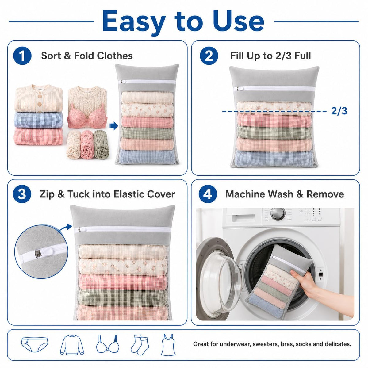 Gray 5 piece set in bags (5.99 Count)