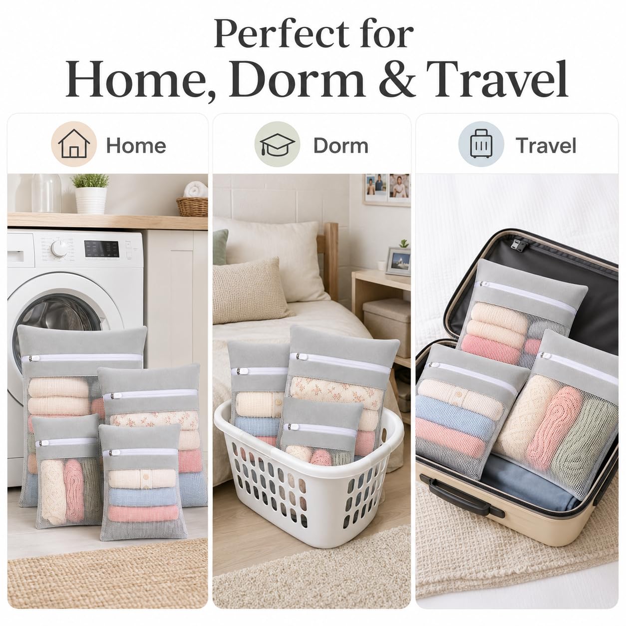 Gray 5 piece set in bags (5.99 Count)