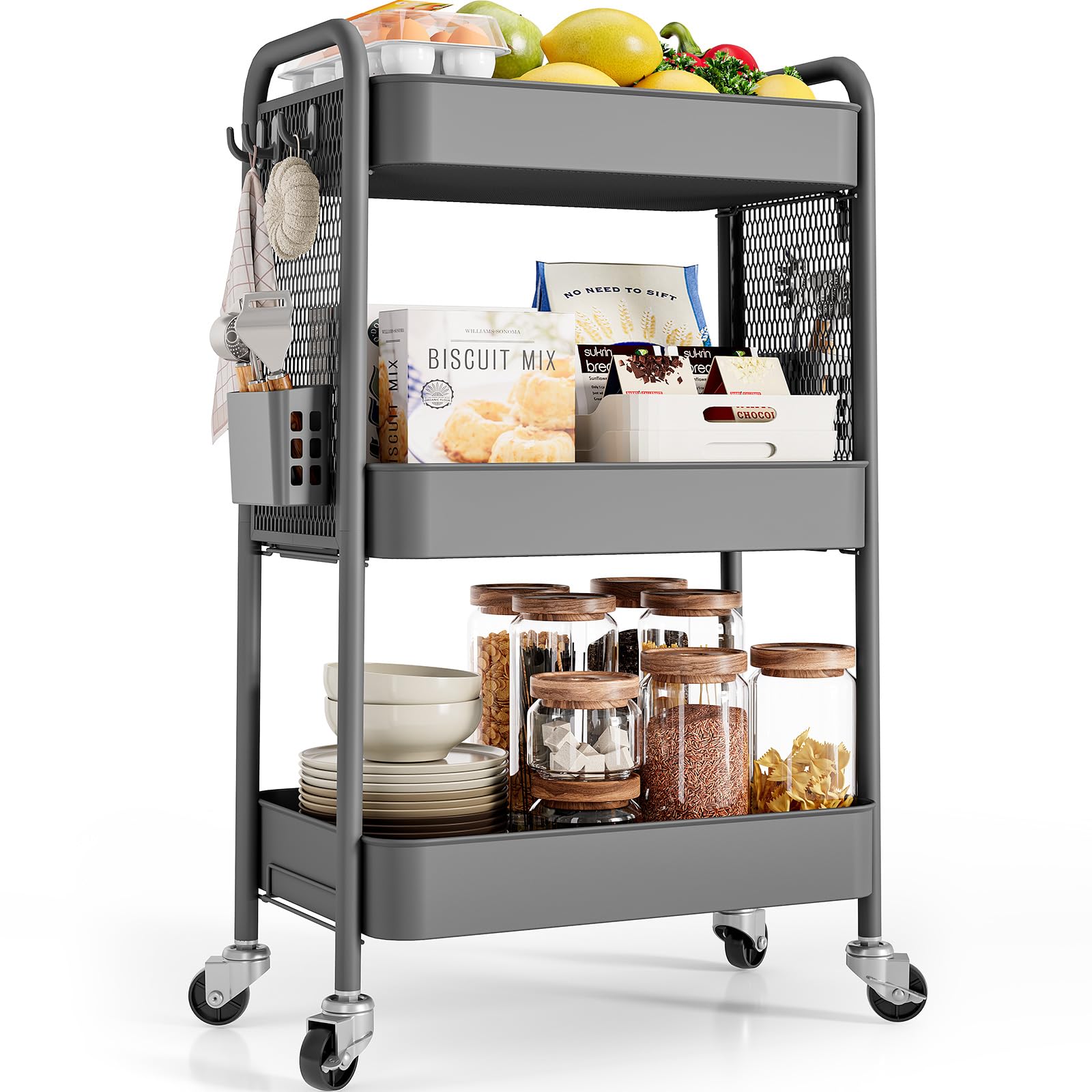 3 Tier Rolling Cart