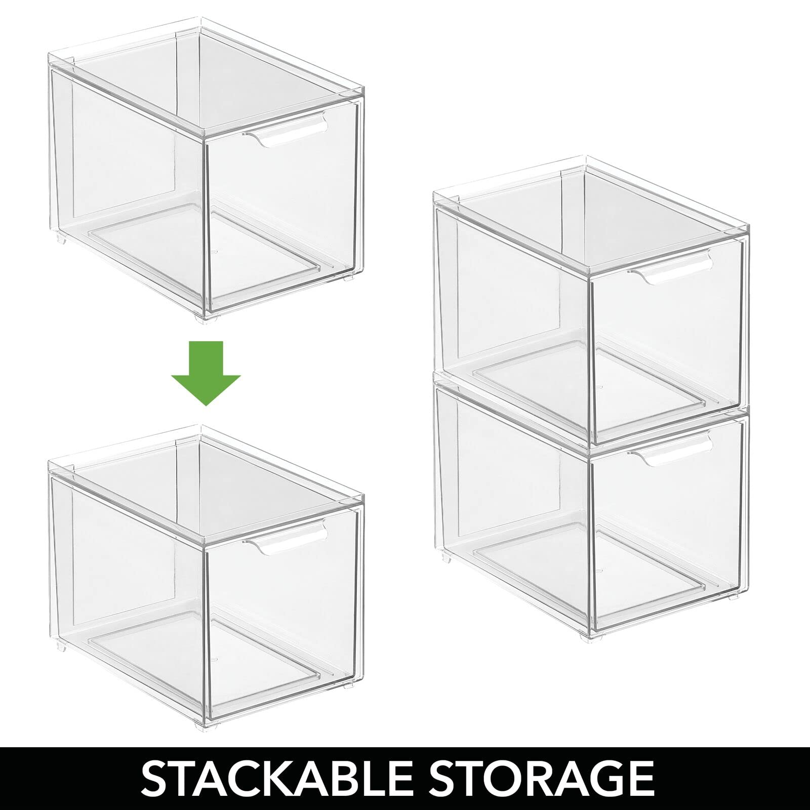 Kitchen Storage Drawer Box (2 Count)