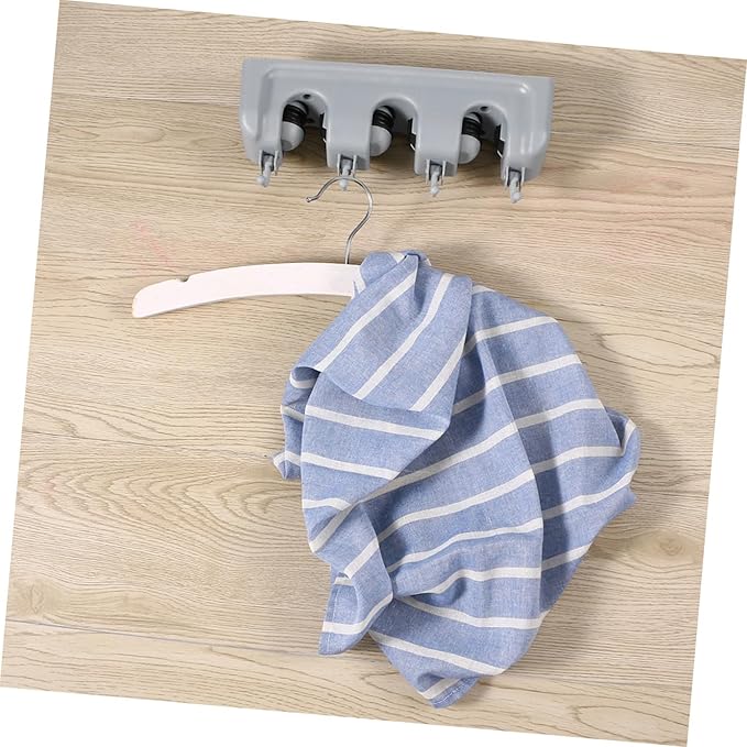 Garage Storage Rack Mop Broom Holder Wall Mount Ball Slots Hooks Umbrella Clip Holder Grey