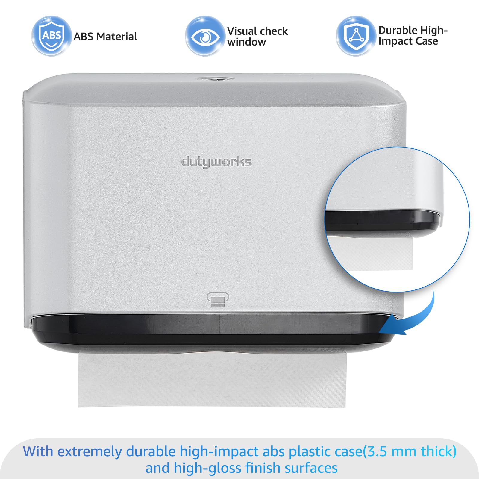 Multifold Paper Towel Dispenser Wall Mount (180 Count)