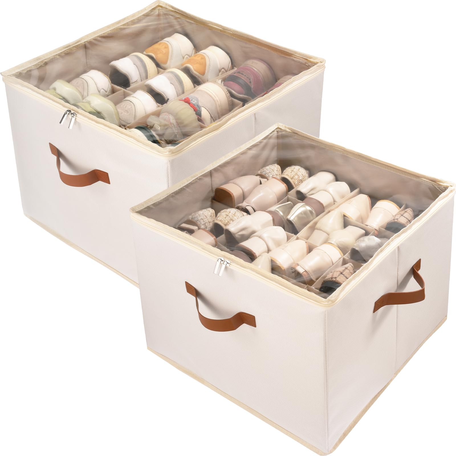 Shoe Organizer Box 2 Pack (2 Count)