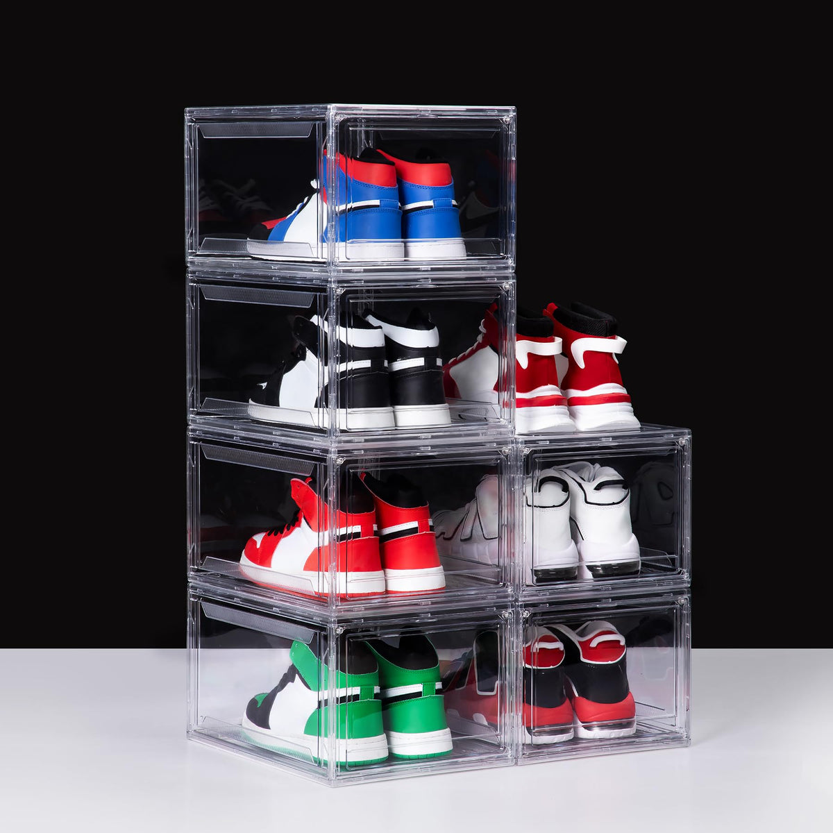 6 Pack Acrylic Shoe Boxes (6 Count)