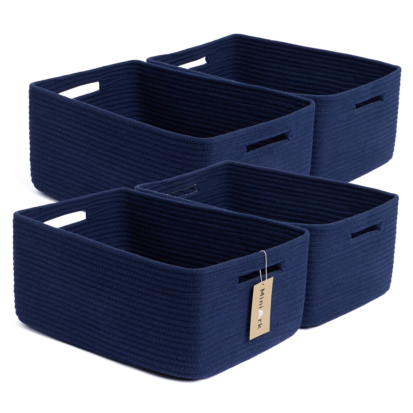 Large Storage Baskets for Organizing (4 Count)